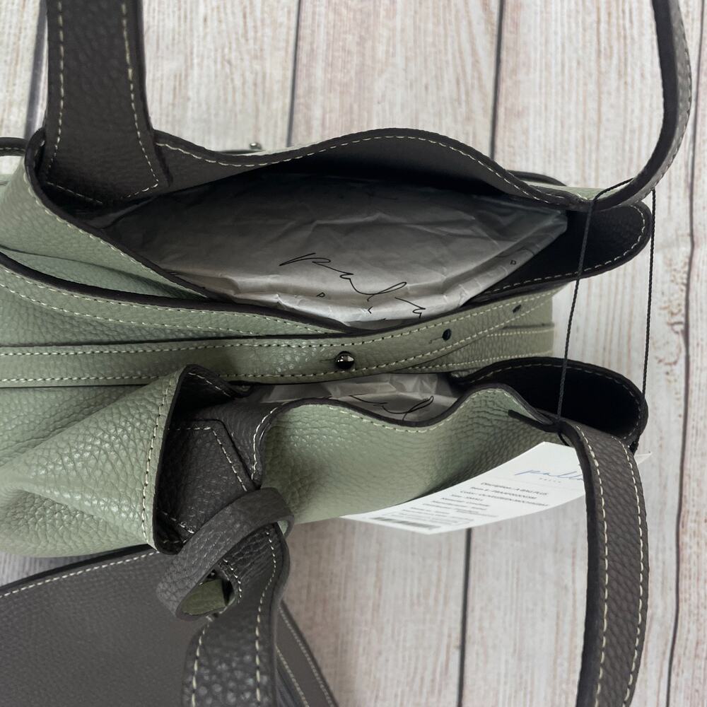 Palla Women's A-Bag Plus Purse Reversible Olive Green Mocha Green - Picture 9 of 10